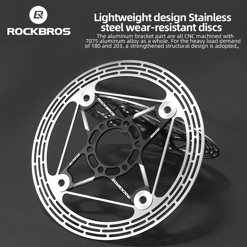 ROCKBROS Bicycle Disc Brake Rotor 140MM 160MM Hydraulic Disc Brake Pads Stainless Steel MTB Road Floating Disc Brake Rotors
ROCKBROS Bicycle Disc Brake Rotor 140MM 160MM Hydraulic Disc Brake Pads Stainless Steel MTB Road Floating Disc Brake Rotors