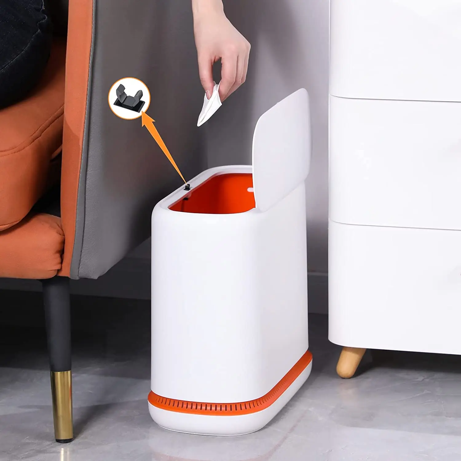 Kitchen Trash Can With LidsBathroom Wastebasket With Pres Type Lids15L Dogproof Slim Plastic Narrow Garbage Cans4 Gallon Garbage
Kitchen Trash Can With LidsBathroom Wastebasket With Pres Type Lids15L Dogproof Slim Plastic Narrow Garbage Cans4 Gallon Garbage