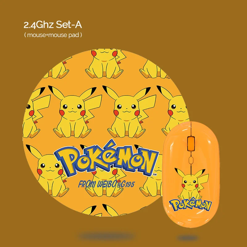 4D Cartoon Pebble Mouse 2.4 GHz USB Wireless Ergonomical Mause with Pad Cute Portable Pikachuu Mice Set for PC Laptop Kids Gift
4D Cartoon Pebble Mouse 2.4 GHz USB Wireless Ergonomical Mause with Pad Cute Portable Pikachuu Mice Set for PC Laptop Kids Gift