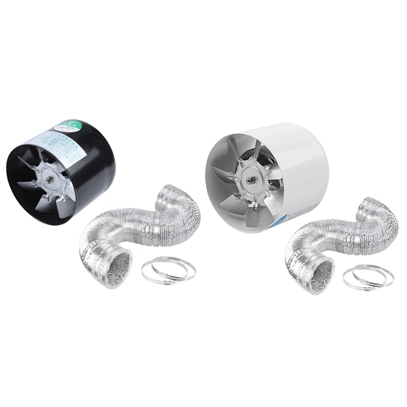 4 Inch Inline Duct Fan Air Ventilator Metal Pipe Ventilation Exhaust Fan Mini Extractor Wall Fan With Aluminum Ducting
4 Inch Inline Duct Fan Air Ventilator Metal Pipe Ventilation Exhaust Fan Mini Extractor Wall Fan With Aluminum Ducting