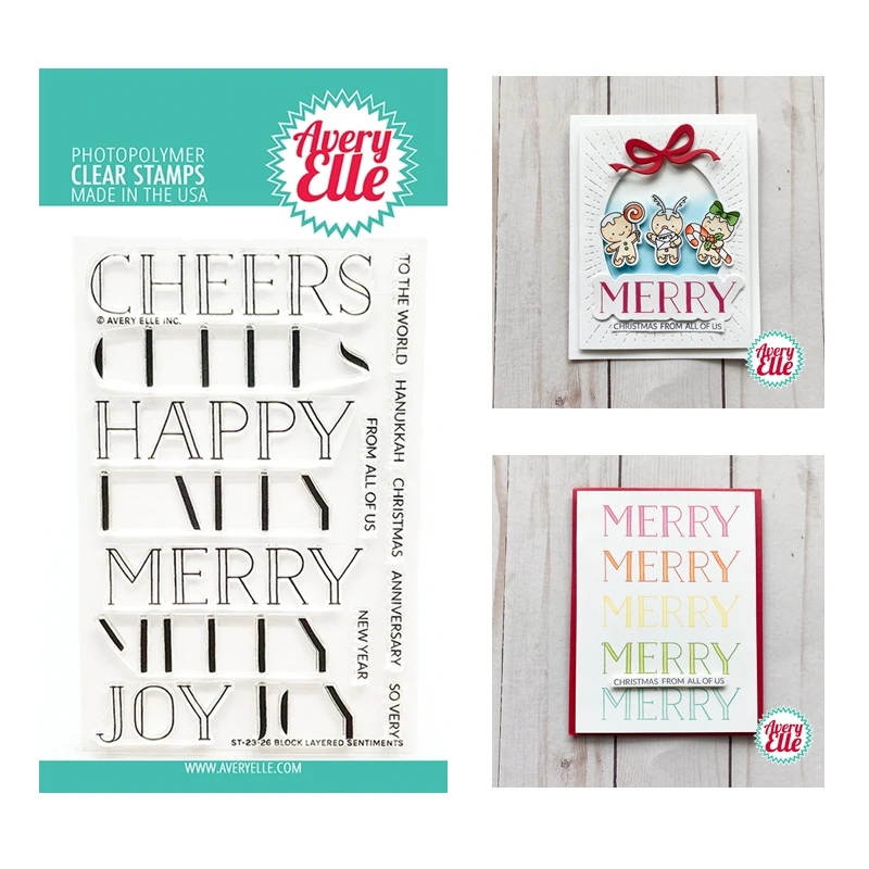 New 2023 Block Layered Sentiments Merry Happy Cutting Dies for Paper Making Clear Stamps Scrapbooking Frame Card
New 2023 Block Layered Sentiments Merry Happy Cutting Dies for Paper Making Clear Stamps Scrapbooking Frame Card