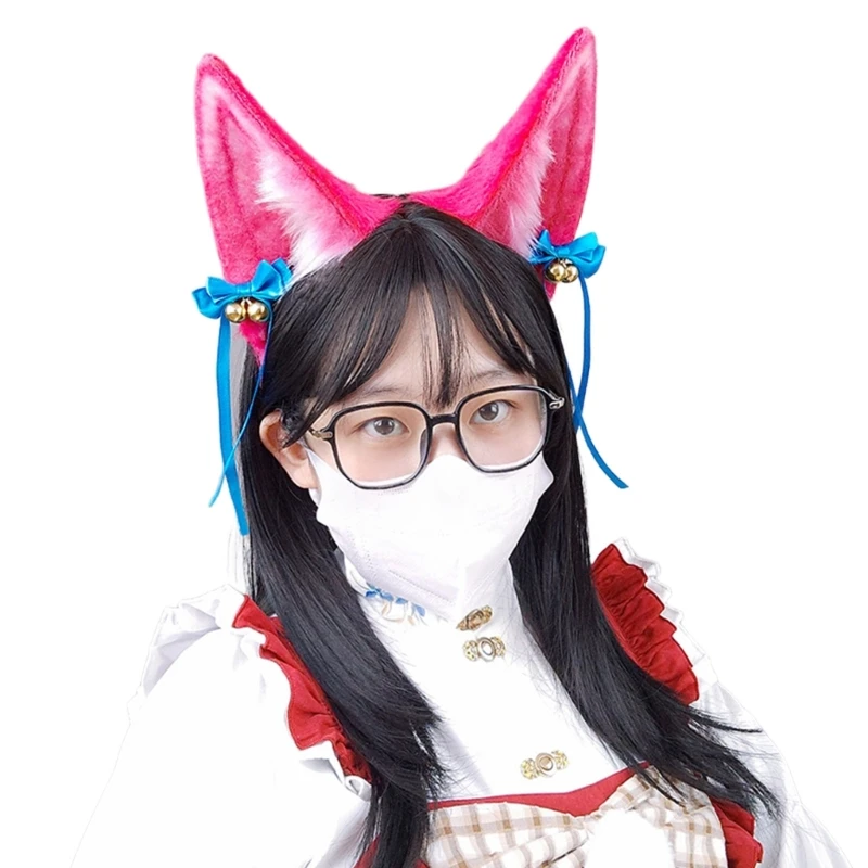 2023 New Unisex Cute Cartoon Ears Shape Headband with Mini Bell Rose Red Hair Hoop Makeup Live Broadcast Party Headpiece
2023 New Unisex Cute Cartoon Ears Shape Headband with Mini Bell Rose Red Hair Hoop Makeup Live Broadcast Party Headpiece