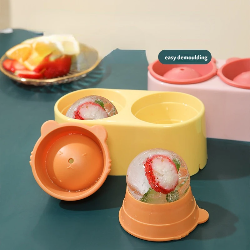 Cute Bear Ice Cube Food Grade Ice Cube Mold Whiskey Silicone Round Kawaii Ice Ball Mold Large Ice Box Ice Cream Bartender Suppli
Cute Bear Ice Cube Food Grade Ice Cube Mold Whiskey Silicone Round Kawaii Ice Ball Mold Large Ice Box Ice Cream Bartender Suppli