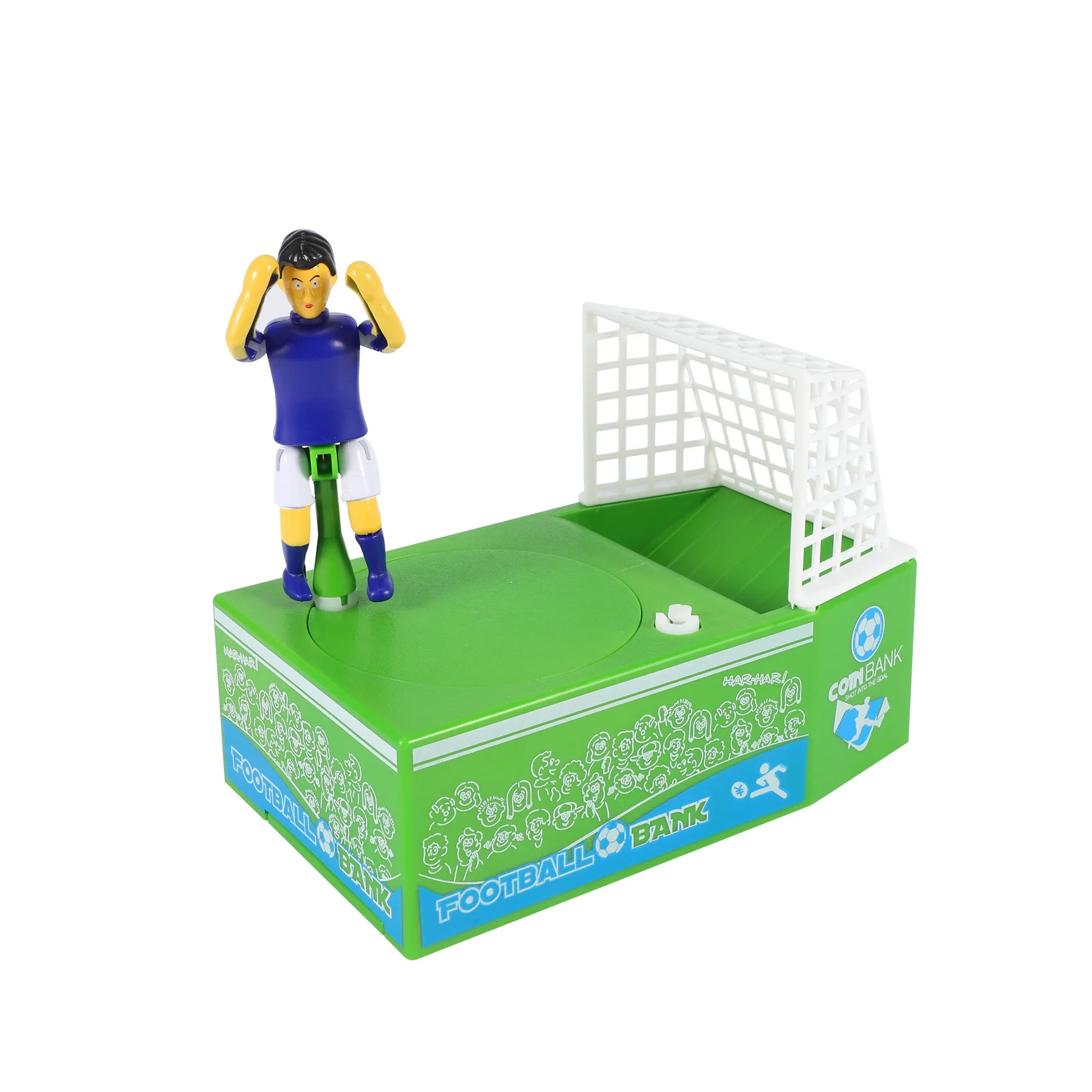 Novelty gift cartoon football savings pot electric piggy bank Soccer Player Goal Kicking Coin Bank Football Piggy Bank Money Box
Novelty gift cartoon football savings pot electric piggy bank Soccer Player Goal Kicking Coin Bank Football Piggy Bank Money Box