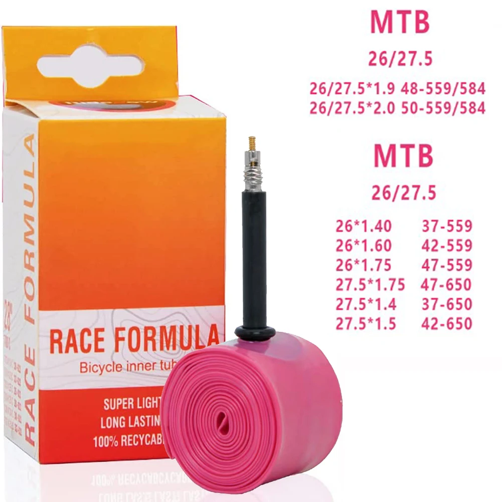 Ultralight Bike Inner Tube Mountain Bike TPU Material Tire 26/27.5/29 MTB Bike Inner Tube Bicycle Accessories Cycling Parts
Ultralight Bike Inner Tube Mountain Bike TPU Material Tire 26/27.5/29 MTB Bike Inner Tube Bicycle Accessories Cycling Parts