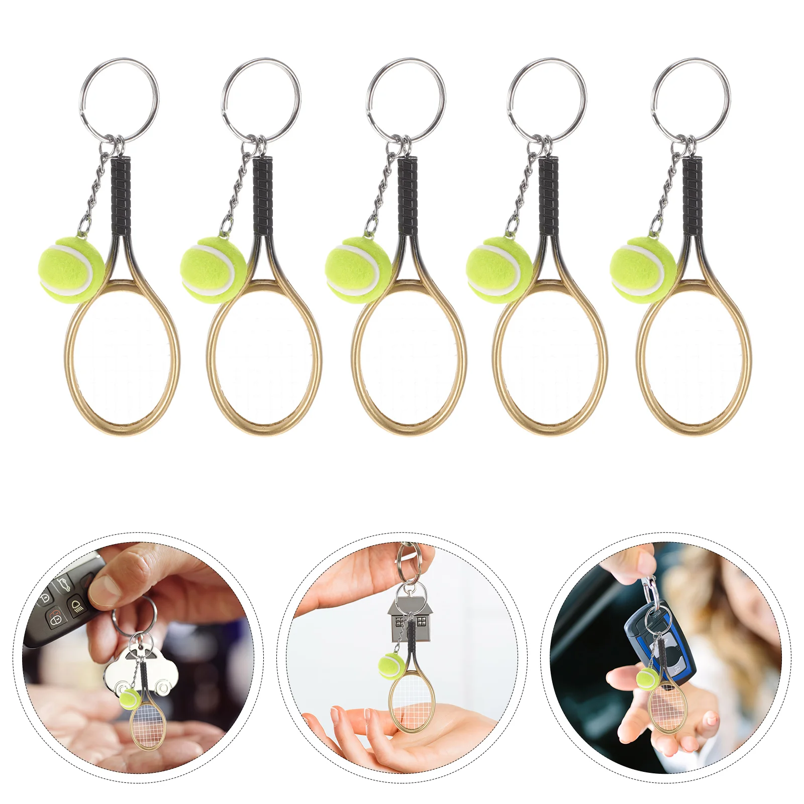 10 Pcs Gift Bag Keychain Car Keys Tennis Keyrings Sports Racket Pendant Decor Pvc
10 Pcs Gift Bag Keychain Car Keys Tennis Keyrings Sports Racket Pendant Decor Pvc