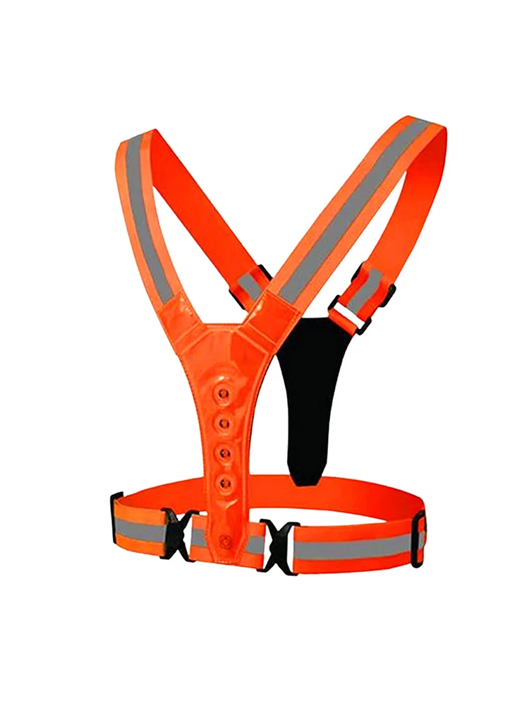 LED Reflective Vest Running High Visibility Warning Vest With Lights Adjustable Elastic Safety Running Gear For Men Women Outdoo
LED Reflective Vest Running High Visibility Warning Vest With Lights Adjustable Elastic Safety Running Gear For Men Women Outdoo
