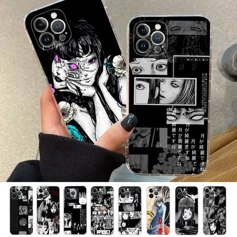 Junji Ito Tees Horror cartoon Phone Case Silicone Soft for iphone 14 13 12 11 Pro Mini XS MAX 8 7 6 Plus X XS XR Cover
Junji Ito Tees Horror cartoon Phone Case Silicone Soft for iphone 14 13 12 11 Pro Mini XS MAX 8 7 6 Plus X XS XR Cover