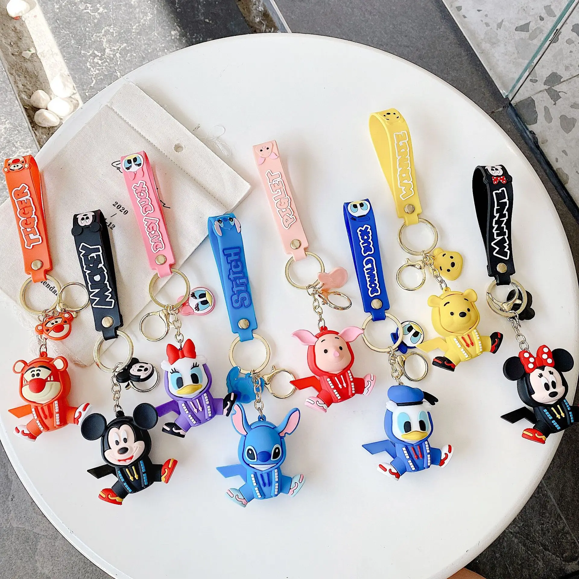 Disney Anime Mickey Minnie Keychain Bags Pendent Cartoon Figures Dolls Keyring Charm Accessories Kids Toys Birthday Gifts
Disney Anime Mickey Minnie Keychain Bags Pendent Cartoon Figures Dolls Keyring Charm Accessories Kids Toys Birthday Gifts