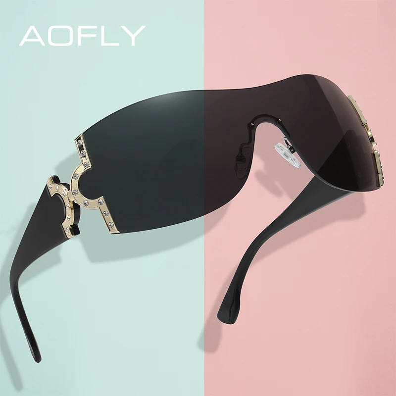 AOFLY Steampunk Oversized Sunglasses Women Trends Punk Y2k Sun Glasses Goggle Men Brand Designer Eyewear De Sol Oculos UV400
AOFLY Steampunk Oversized Sunglasses Women Trends Punk Y2k Sun Glasses Goggle Men Brand Designer Eyewear De Sol Oculos UV400