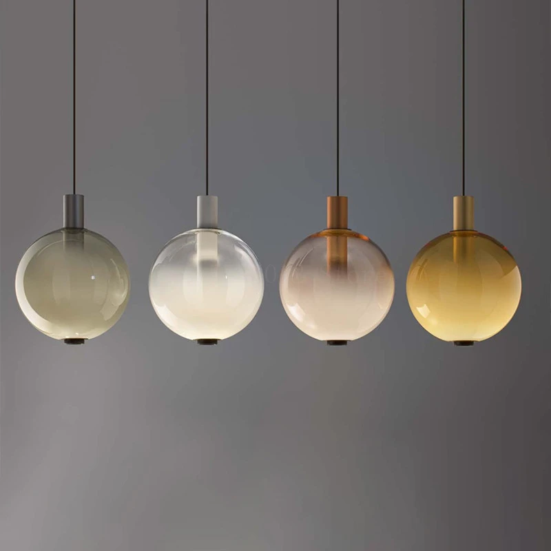 Modern White Smoke Gray Gold Pink Glass Ball Pendant Lights Living Room Deco Luxury Hanging Loft Lamps Restaurant Pendant Lamp
Modern White Smoke Gray Gold Pink Glass Ball Pendant Lights Living Room Deco Luxury Hanging Loft Lamps Restaurant Pendant Lamp