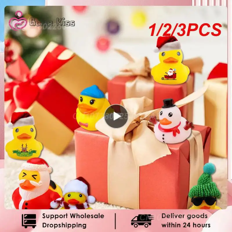 1/2/3PCS Aquatic Bath Toy Rubber Duck Baby Shower Water Bathing Toys Baby Kids Children Birthday Gift Classic Toy Boys
1/2/3PCS Aquatic Bath Toy Rubber Duck Baby Shower Water Bathing Toys Baby Kids Children Birthday Gift Classic Toy Boys
