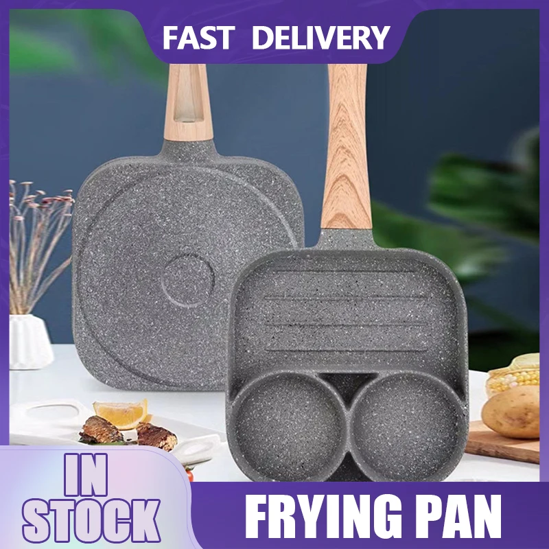 New Four-hole Frying Pan Thickened Flat-bottomed Non-stick Omelet Pan Egg Burger Steak Frying Pans Breakfast Maker Pans Cookware
New Four-hole Frying Pan Thickened Flat-bottomed Non-stick Omelet Pan Egg Burger Steak Frying Pans Breakfast Maker Pans Cookware