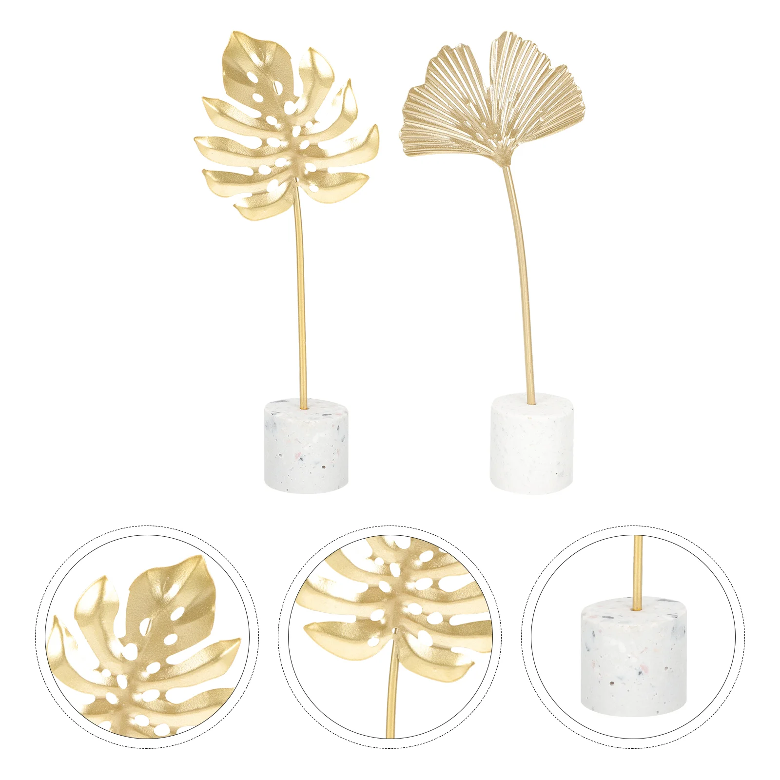 2 Pcs Wrought Iron Leaf Ornament Decorative Tabletop Stand Items Ornaments Exquisite Desktop Banquet Tablescape
2 Pcs Wrought Iron Leaf Ornament Decorative Tabletop Stand Items Ornaments Exquisite Desktop Banquet Tablescape