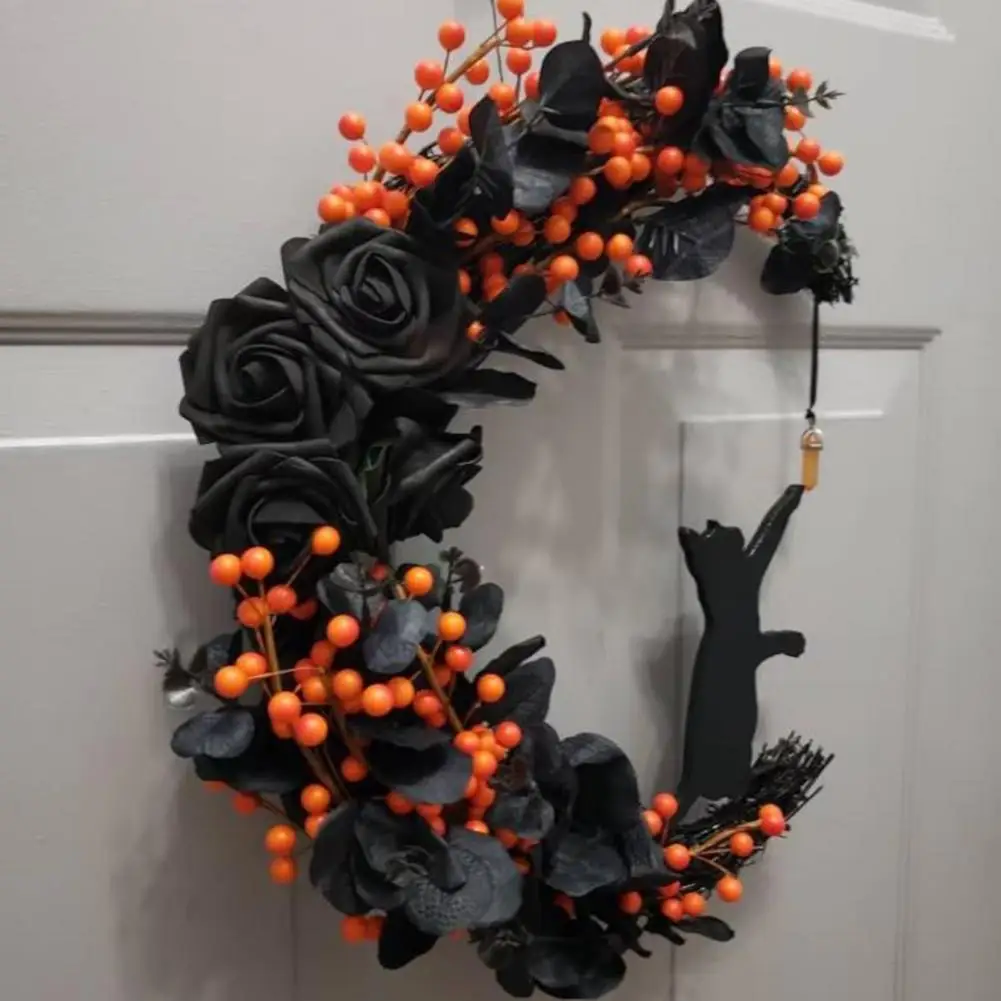 Door Garland Exquisite No Withering Plastic Door Hanging Decorative Garland for Home
Door Garland Exquisite No Withering Plastic Door Hanging Decorative Garland for Home