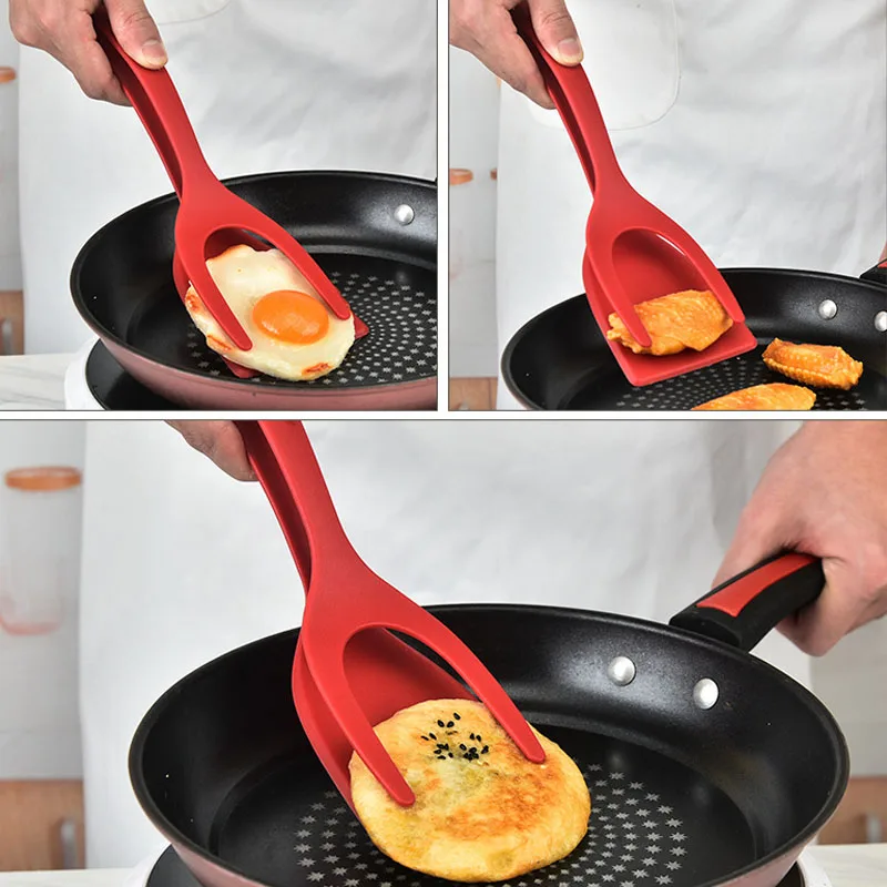 Spatula Frying Eggs Clip Multifunction 2 in 1 Spatula Kitchen Gadget Silicone Spatula Clip On Frying Steak Pancake Spatulas Tool
Spatula Frying Eggs Clip Multifunction 2 in 1 Spatula Kitchen Gadget Silicone Spatula Clip On Frying Steak Pancake Spatulas Tool