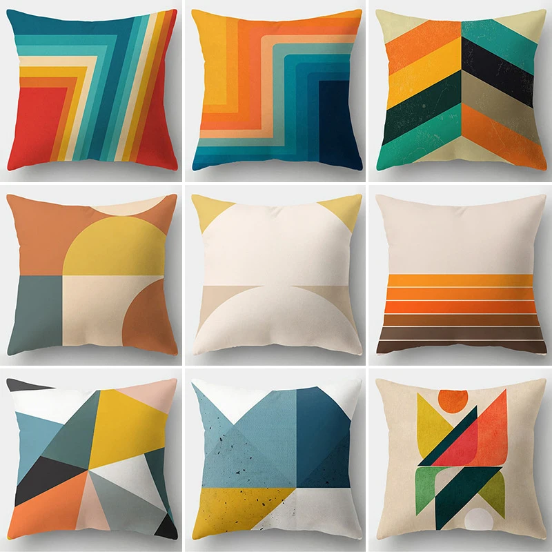 Rainbow Geometric Creative Print Cushion Cover Peachskin Stripe Patchwork Pillow Case Sofa Home Decoration Sunrise Pillowcase
Rainbow Geometric Creative Print Cushion Cover Peachskin Stripe Patchwork Pillow Case Sofa Home Decoration Sunrise Pillowcase