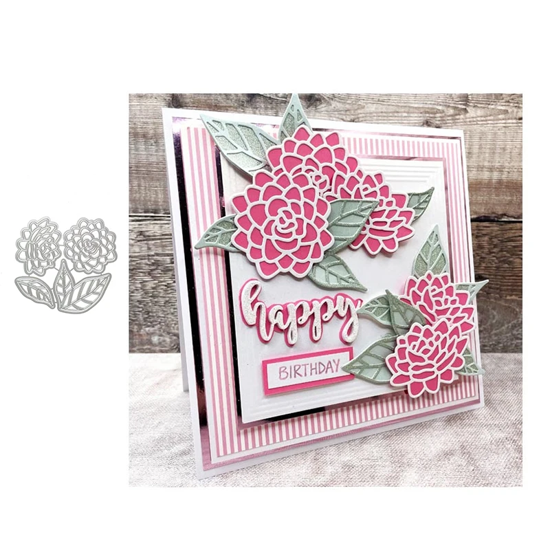 New 2 Pcs Flowers Leaves Metal Cutting Dies Craft for Scrapbooking Diy Handmade Knife Mould Blade Punch Stencils Dies Cut Model
New 2 Pcs Flowers Leaves Metal Cutting Dies Craft for Scrapbooking Diy Handmade Knife Mould Blade Punch Stencils Dies Cut Model