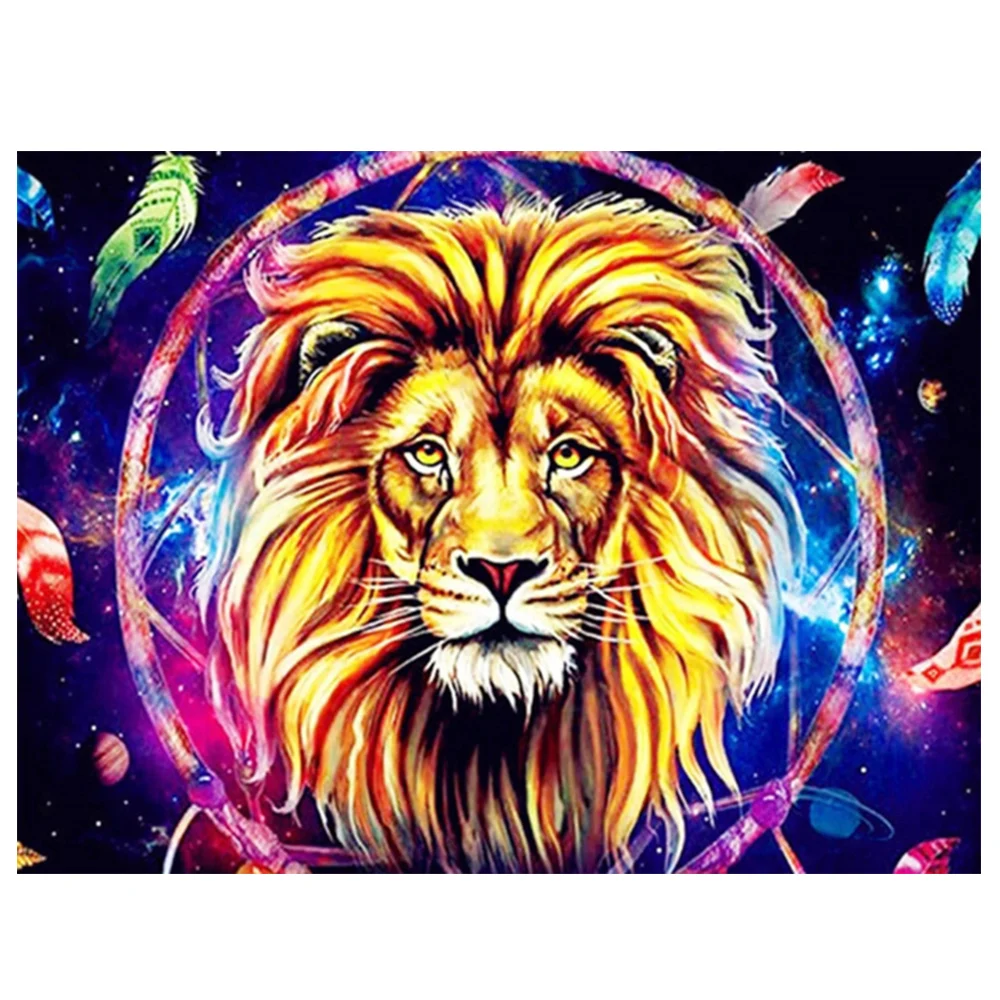 DIY 5D Diamond Painting Colorful Animals Full Square Drill Embroidery Lion Mosaic Picture Bedroom Decoration
DIY 5D Diamond Painting Colorful Animals Full Square Drill Embroidery Lion Mosaic Picture Bedroom Decoration