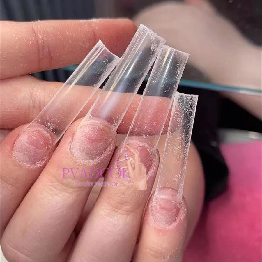 500pcs/bag ABS Transparent XXL Extra Long Square Nail Tips False Nails French Artificial Fingernails Half Cover
500pcs/bag ABS Transparent XXL Extra Long Square Nail Tips False Nails French Artificial Fingernails Half Cover