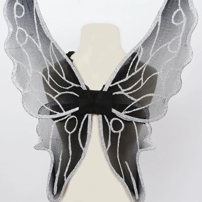 Festive Party Masquerade Angel Wings Black Silk Mesh Foldable Butterfly Wing Christmas Halloween Props
Festive Party Masquerade Angel Wings Black Silk Mesh Foldable Butterfly Wing Christmas Halloween Props