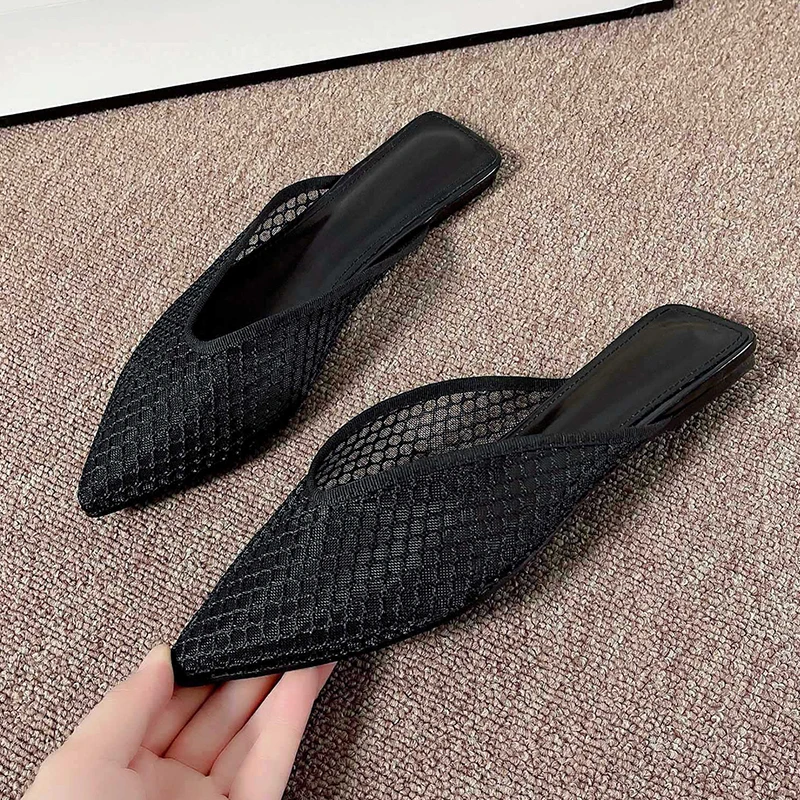Woman Mules Shoes Outdoor Women Slippers Female Square Toe Shallow Low-heel Casual Sandals Comfortable Flip Flops Big Size 43
Woman Mules Shoes Outdoor Women Slippers Female Square Toe Shallow Low-heel Casual Sandals Comfortable Flip Flops Big Size 43