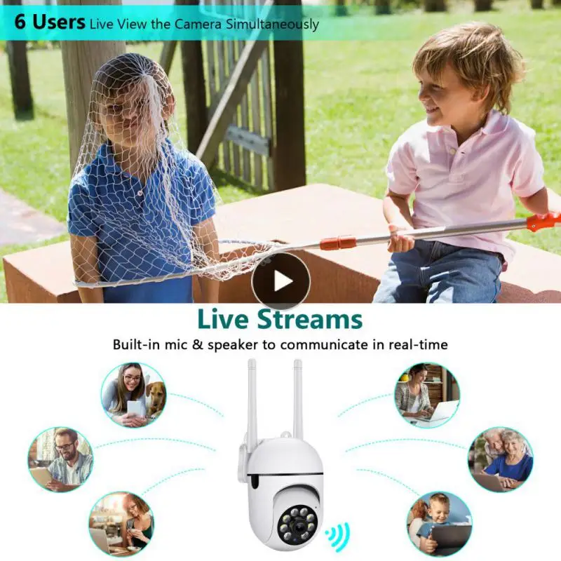 Wifi Camera Wireless Cam Ip Camera Camera Surveillance Cameras Wifi Cctv Dual Band Baby Monitor Smart Home Night
Wifi Camera Wireless Cam Ip Camera Camera Surveillance Cameras Wifi Cctv Dual Band Baby Monitor Smart Home Night