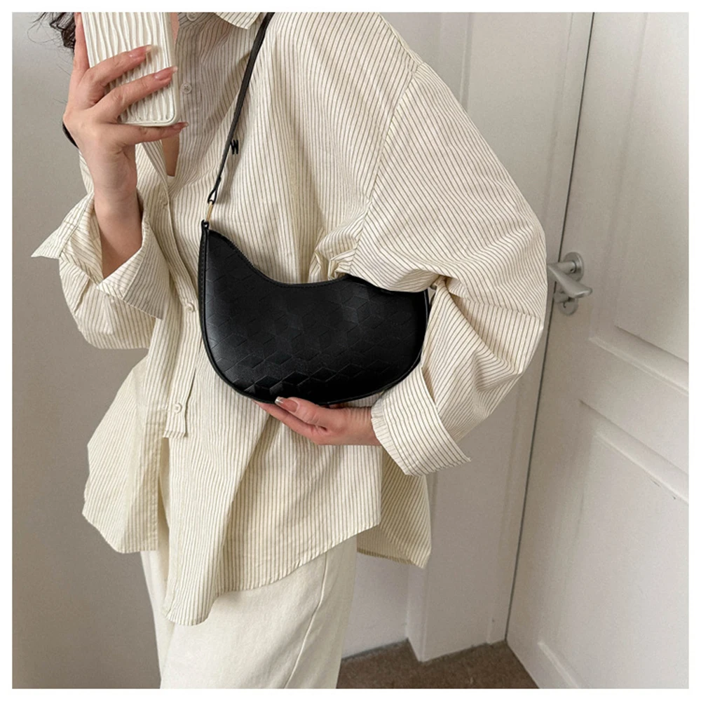 

Женская новая модная мини-сумка из искусственной кожи с Рельефной текстурой, сумка через плечо, кошелек для подмышек