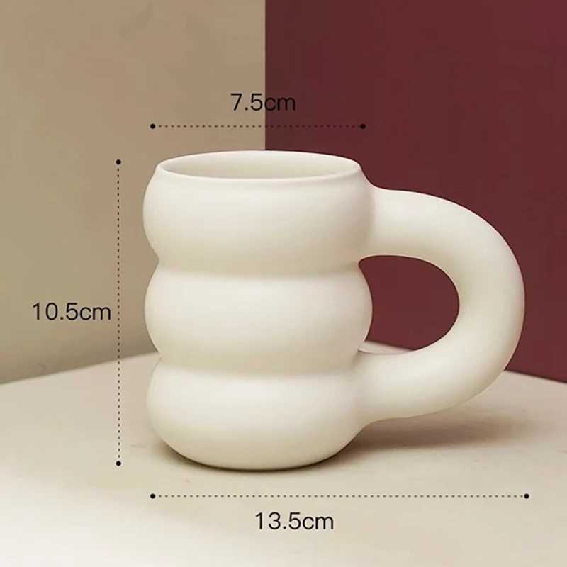 Nordic fashion big coffee cup big hand color ceramic juice cup
Nordic fashion big coffee cup big hand color ceramic juice cup