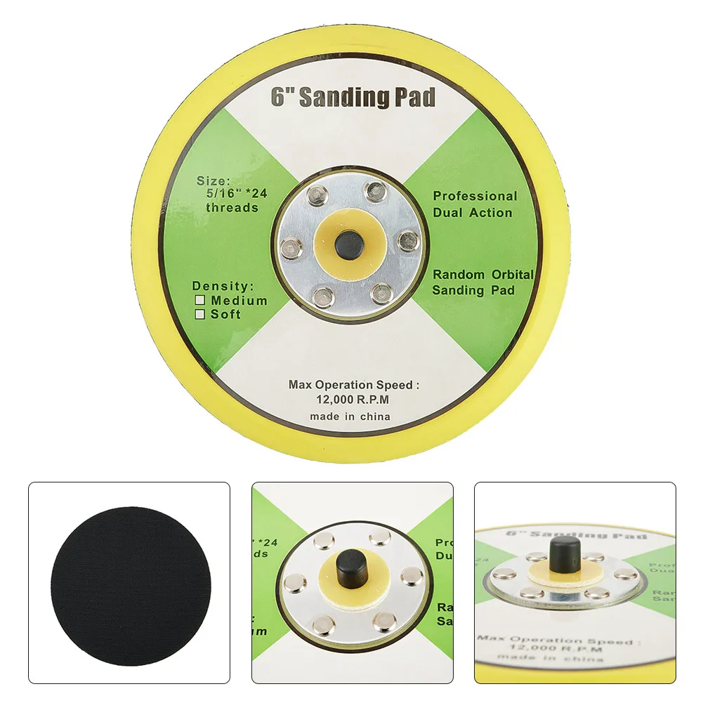 1- 6 Inch Backing Pad Polishing Sanding Disc Backing Pads Hook And Loop For Pneumatic Sander Grinding Polishing Tool
1- 6 Inch Backing Pad Polishing Sanding Disc Backing Pads Hook And Loop For Pneumatic Sander Grinding Polishing Tool