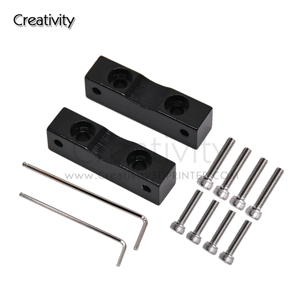 Aluminum Alloy Z axis Stepper Motor Mount Block 3D Printer Upgrade Kit 3D Printer Z Axis Stepper Fixed Rack with Nuts Screws
Aluminum Alloy Z axis Stepper Motor Mount Block 3D Printer Upgrade Kit 3D Printer Z Axis Stepper Fixed Rack with Nuts Screws