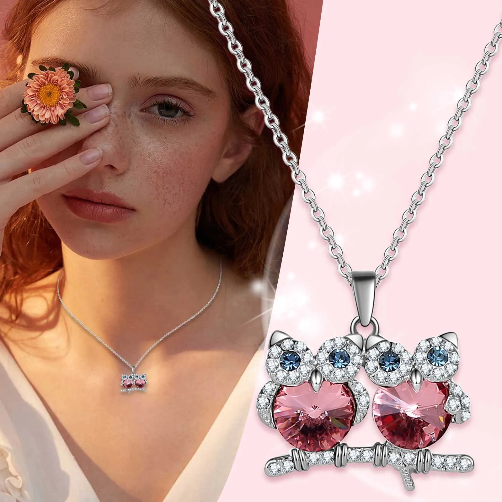 Creative Animal Owl Ladies Short Clavicle Chain Versatile Crystal Necklace Valentine's Day Clavicle Chain Women Chain Necklaces
Creative Animal Owl Ladies Short Clavicle Chain Versatile Crystal Necklace Valentine's Day Clavicle Chain Women Chain Necklaces