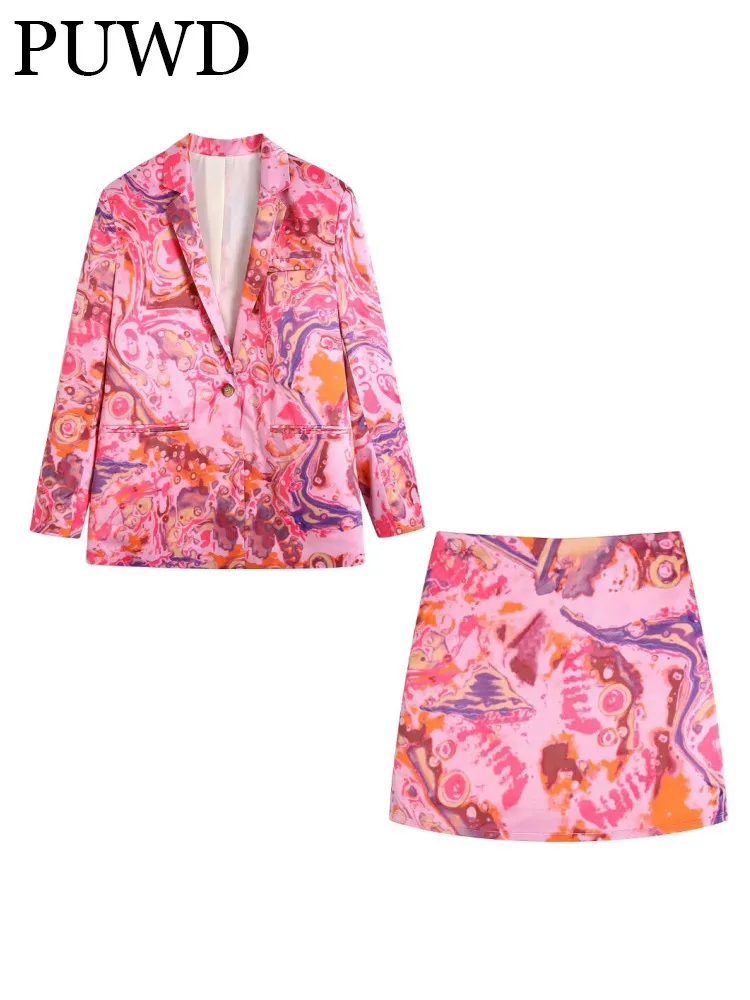 Женские праздничные розовые элегантные милые уличные костюмы PUWD с цветочным принтом, удобные и свободные костюмы для отдыха, лето 2022
Женские праздничные розовые элегантные милые уличные костюмы PUWD с цветочным принтом, удобные и свободные костюмы для отдыха, лето 2022