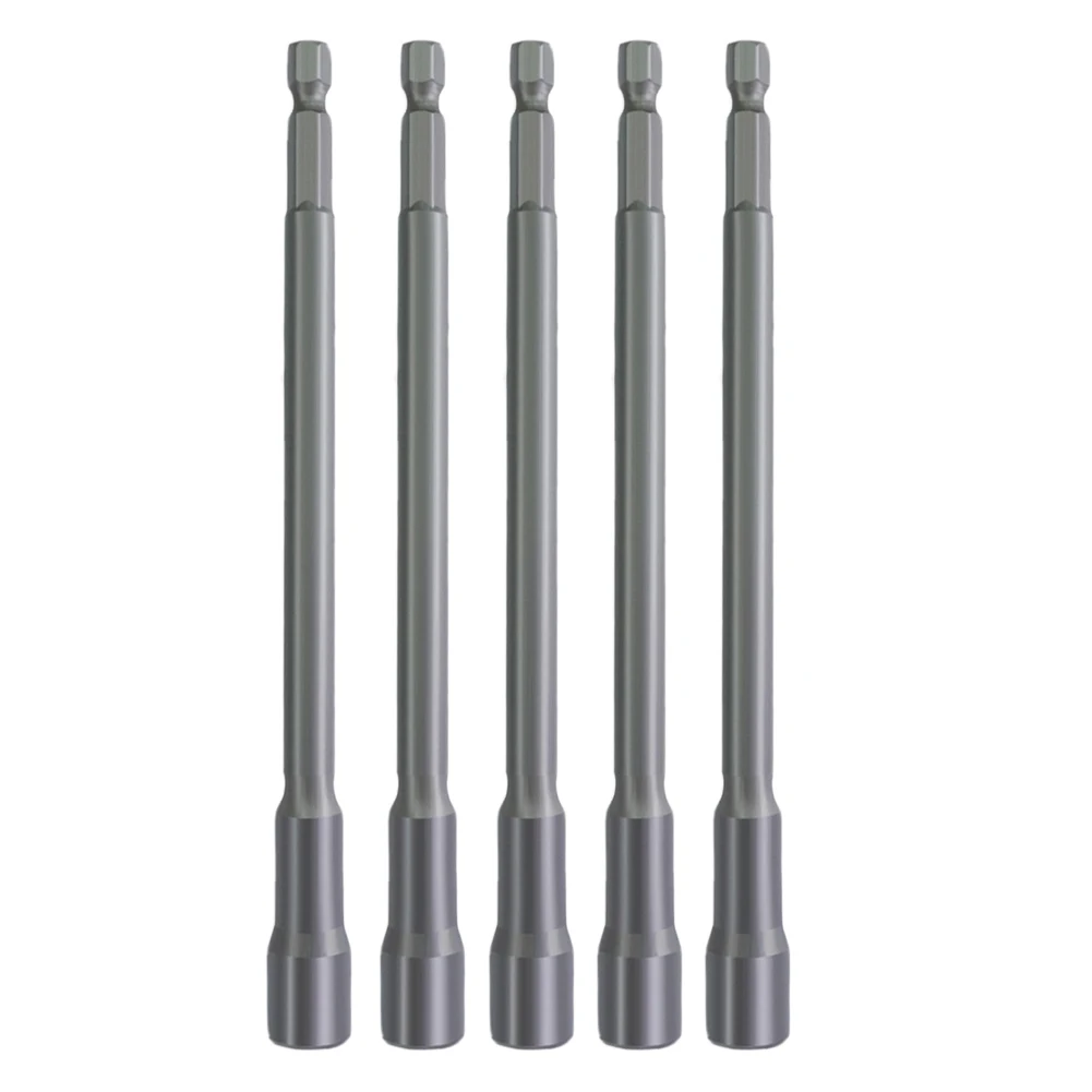 5PC Length 150mm Hexagon Nut Driver Drill Bits Adapter Sockets Wrench Extension Sleeve Adapter For Electric Screwdriver Handle
5PC Length 150mm Hexagon Nut Driver Drill Bits Adapter Sockets Wrench Extension Sleeve Adapter For Electric Screwdriver Handle