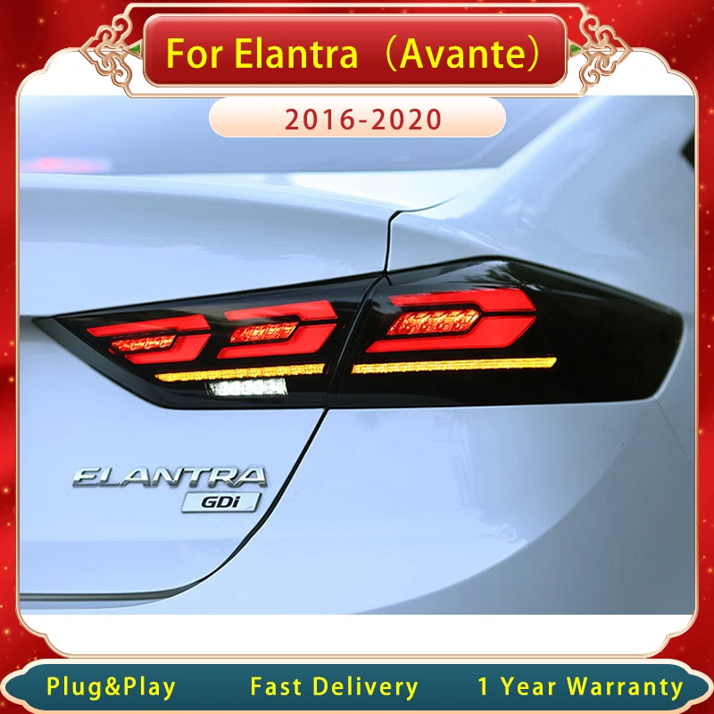 Car Taillight For Hyundai Elantra (Avante) 2016 - 2020 Rear Running Lamp Brake Reverse Dynamic Turn Signal Taillamp Accembly
Car Taillight For Hyundai Elantra (Avante) 2016 - 2020 Rear Running Lamp Brake Reverse Dynamic Turn Signal Taillamp Accembly