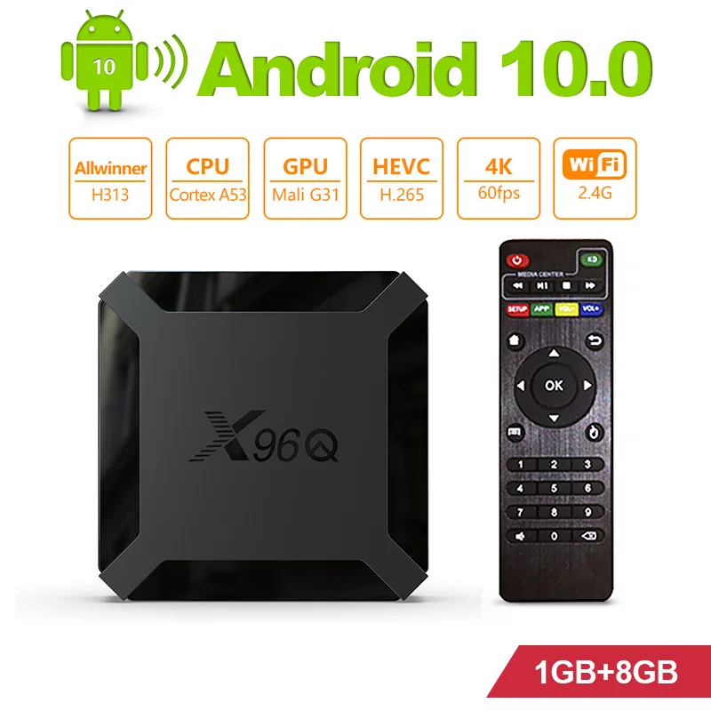 Приставка Смарт-ТВ X96Q, Android 2020, allwinner H313, 4 ядра, 2 + 16 ГБ, 1 + 8/10,0 ГГц, Wi-Fi
Приставка Смарт-ТВ X96Q, Android 2020, allwinner H313, 4 ядра, 2 + 16 ГБ, 1 + 8/10,0 ГГц, Wi-Fi
