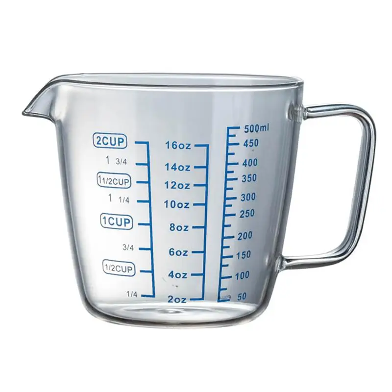 1PC 500ml Heat-resistant Glass Measuring Cup Children's Milk Cup with Scale Microwave Measuring Cup Transparent Scale Cup
1PC 500ml Heat-resistant Glass Measuring Cup Children's Milk Cup with Scale Microwave Measuring Cup Transparent Scale Cup