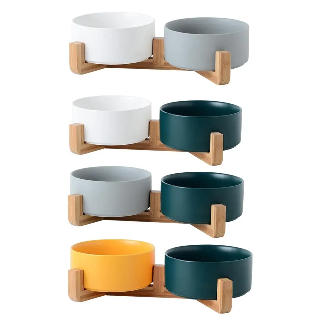 double puppy Cat Bowls, Water and Food Bowl Set with Detachable Ceramics Bowl, Pet Feeder for Small Medium Size dog
double puppy Cat Bowls, Water and Food Bowl Set with Detachable Ceramics Bowl, Pet Feeder for Small Medium Size dog