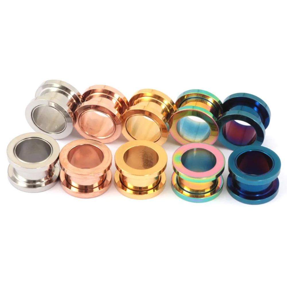 Hot Sale 18pcs Set Auricle Thread Stainless Steel Ear Expander Anodized Internally Flared Hollow Ear Expander Jewelry
Hot Sale 18pcs Set Auricle Thread Stainless Steel Ear Expander Anodized Internally Flared Hollow Ear Expander Jewelry