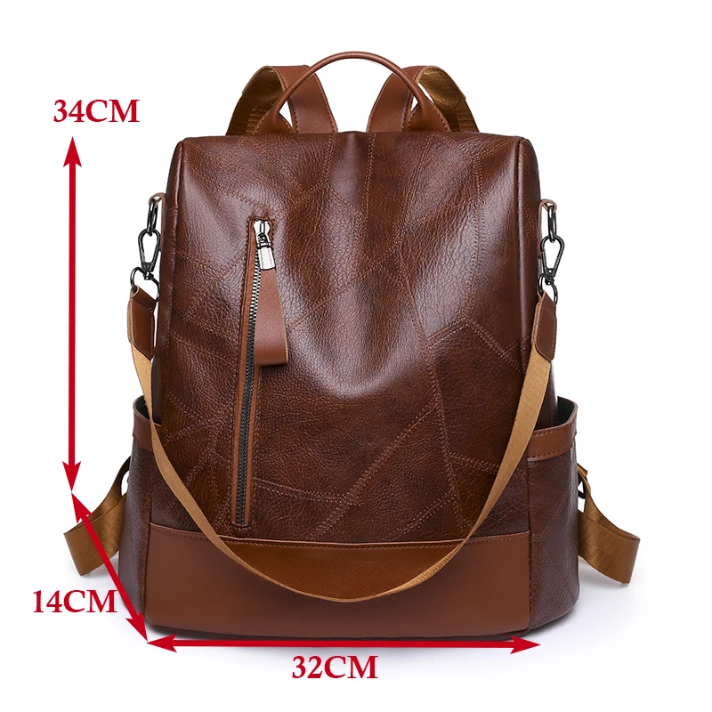 2022 Women's Waterproof Anti-Theft Leather Luxury Brand Backpacks Girls School Bags Multifunctional Travel Backpacks Mochilas
2022 Women's Waterproof Anti-Theft Leather Luxury Brand Backpacks Girls School Bags Multifunctional Travel Backpacks Mochilas