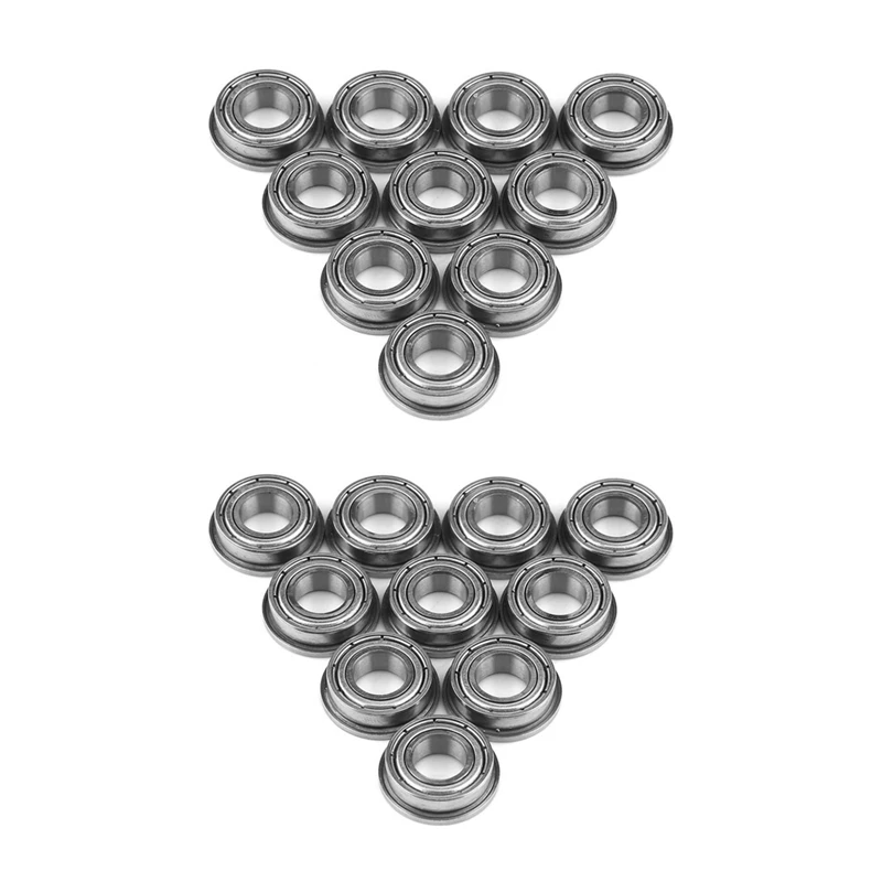 20 Pcs F688ZZ Flanged Radial Ball Bearings Metal Steel Double Shielded Flange Ball Bearing, 8 X 16 X 5Mm For Motor
20 Pcs F688ZZ Flanged Radial Ball Bearings Metal Steel Double Shielded Flange Ball Bearing, 8 X 16 X 5Mm For Motor