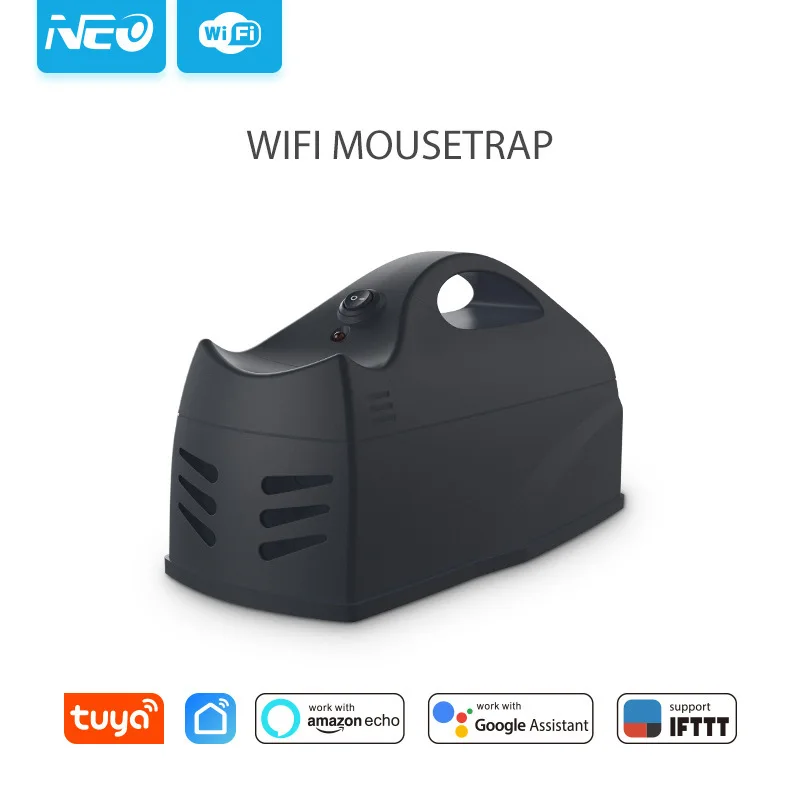 

Mouse Catcher High Sensitivity Tuya Black Rodent Killer Wifi Smartlife 2.4ghz Mousetrap Sensor App Control For Mobile Phone