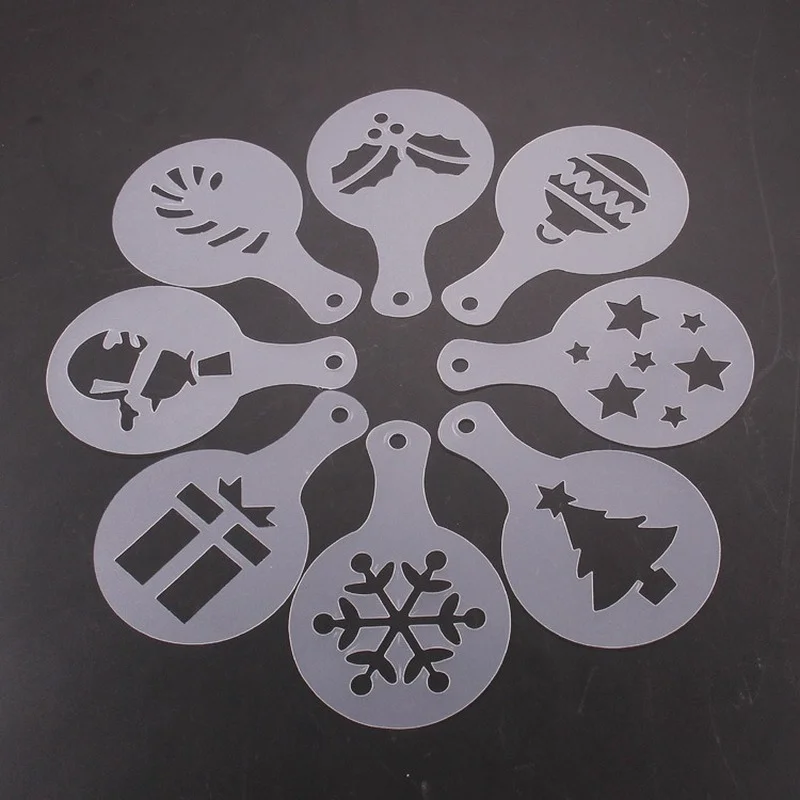 12pcs Stainless Steel Coffee Stencils Creative DIY Mold Portable Stainless Steel Coffee Garland Tool Decorating Tool Hot Sale
12pcs Stainless Steel Coffee Stencils Creative DIY Mold Portable Stainless Steel Coffee Garland Tool Decorating Tool Hot Sale