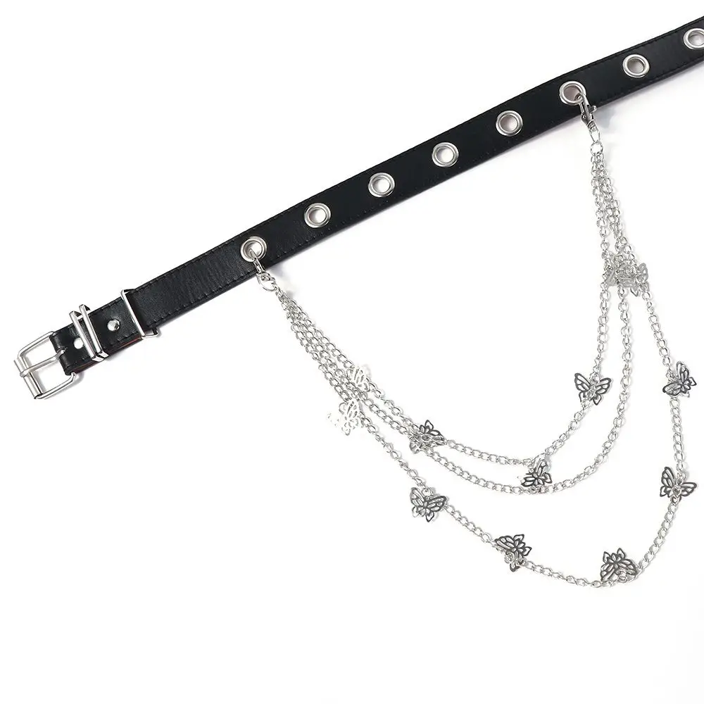 Ремень из искусственной кожи в стиле панк, уникальный универсальный винтажный аксессуар для брюк со звездами, бабочками и пряжкой
Ремень из искусственной кожи в стиле панк, уникальный универсальный винтажный аксессуар для брюк со звездами, бабочками и пряжкой