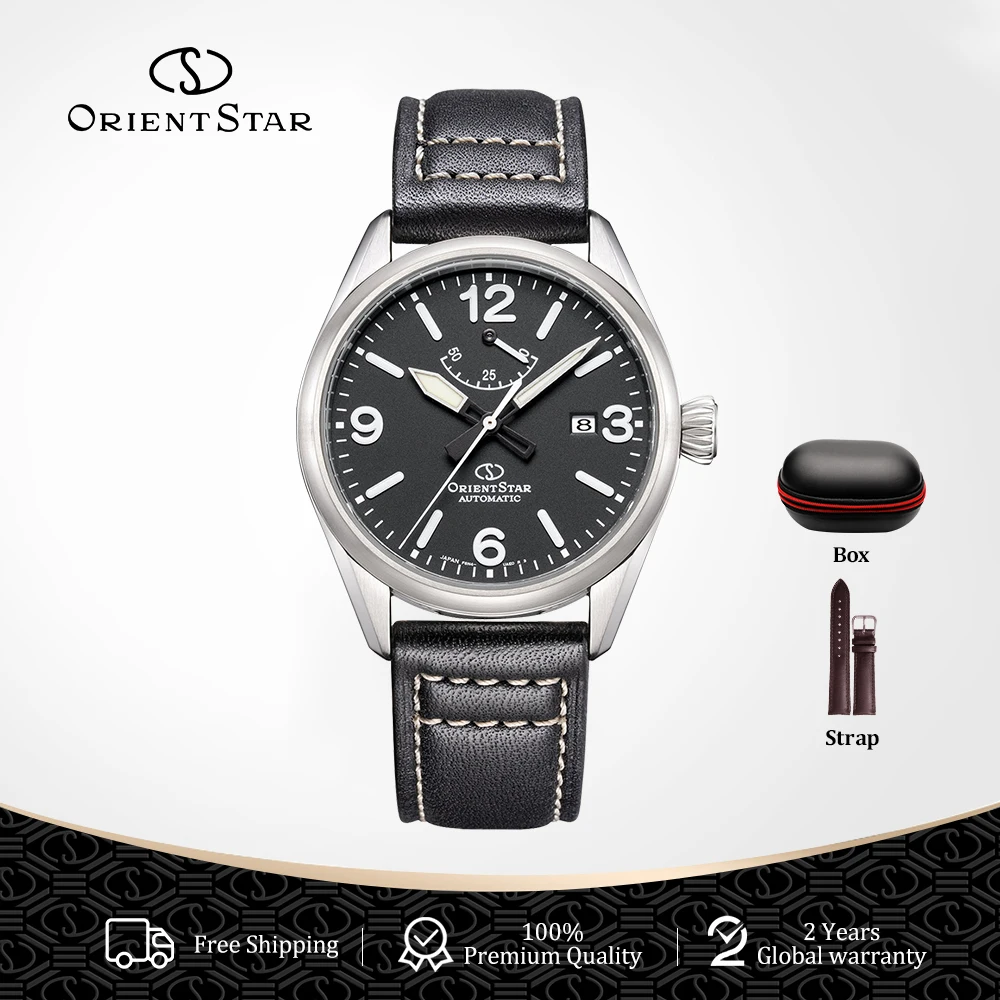 

Original Orient Star Watch for Men, Japan Men's Business Mechanical Watch Sapphire Crystal Glass RE-AU