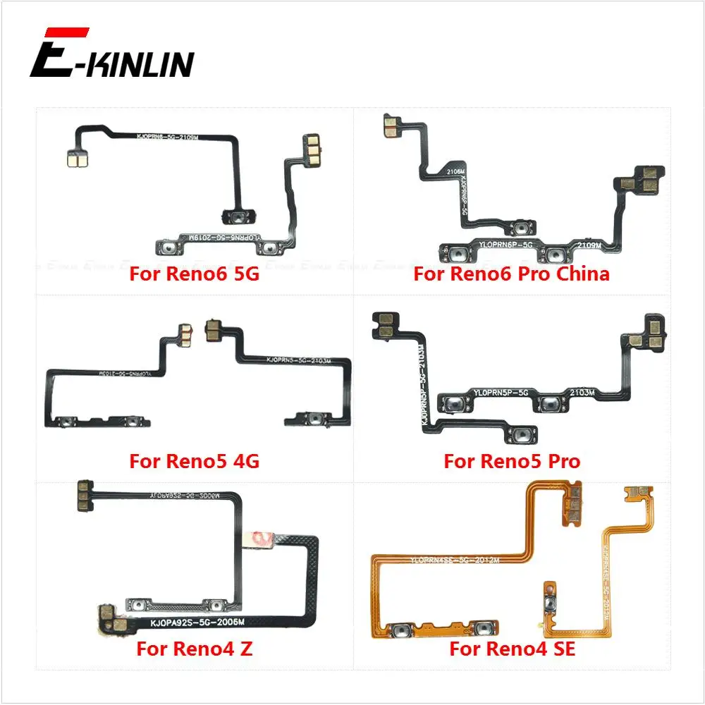 Power ON OFF Mute Switch Control Key Volume Button Flex Cable For OPPO Reno4 SE Z Reno5 4G Reno6 Pro 5G Replacement Parts
Power ON OFF Mute Switch Control Key Volume Button Flex Cable For OPPO Reno4 SE Z Reno5 4G Reno6 Pro 5G Replacement Parts