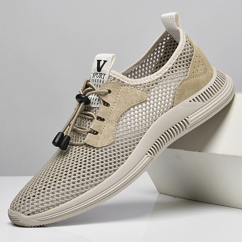Summer Men's Shoes High Quality Outdor Breathable Mesh Sandals Comfortable Casual Shoes For Men Sneakers Mocassins Male Loafers
Summer Men's Shoes High Quality Outdor Breathable Mesh Sandals Comfortable Casual Shoes For Men Sneakers Mocassins Male Loafers