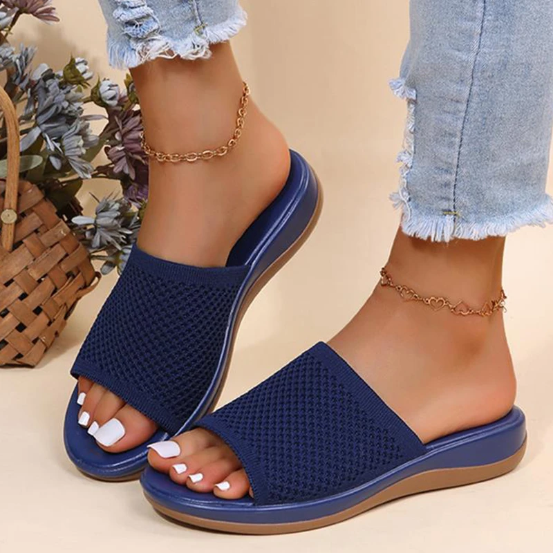 2022 Breathable Knitting Summer Sandals With Low Heels Slippers Sandals Women Casual Zapatos Mujer Comfort Summer Shoes Women
2022 Breathable Knitting Summer Sandals With Low Heels Slippers Sandals Women Casual Zapatos Mujer Comfort Summer Shoes Women