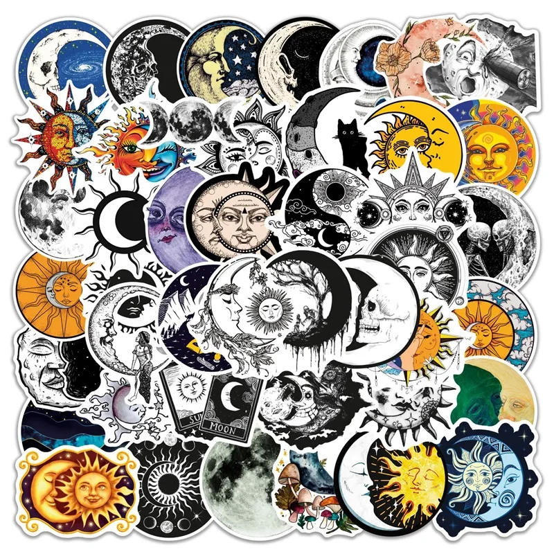 10/30/50PCS Cute Gothic Moon Sticker Aesthetic PVC Children's Korean Stationery School Supplies Decoration Scrapbooking for Kids
10/30/50PCS Cute Gothic Moon Sticker Aesthetic PVC Children's Korean Stationery School Supplies Decoration Scrapbooking for Kids