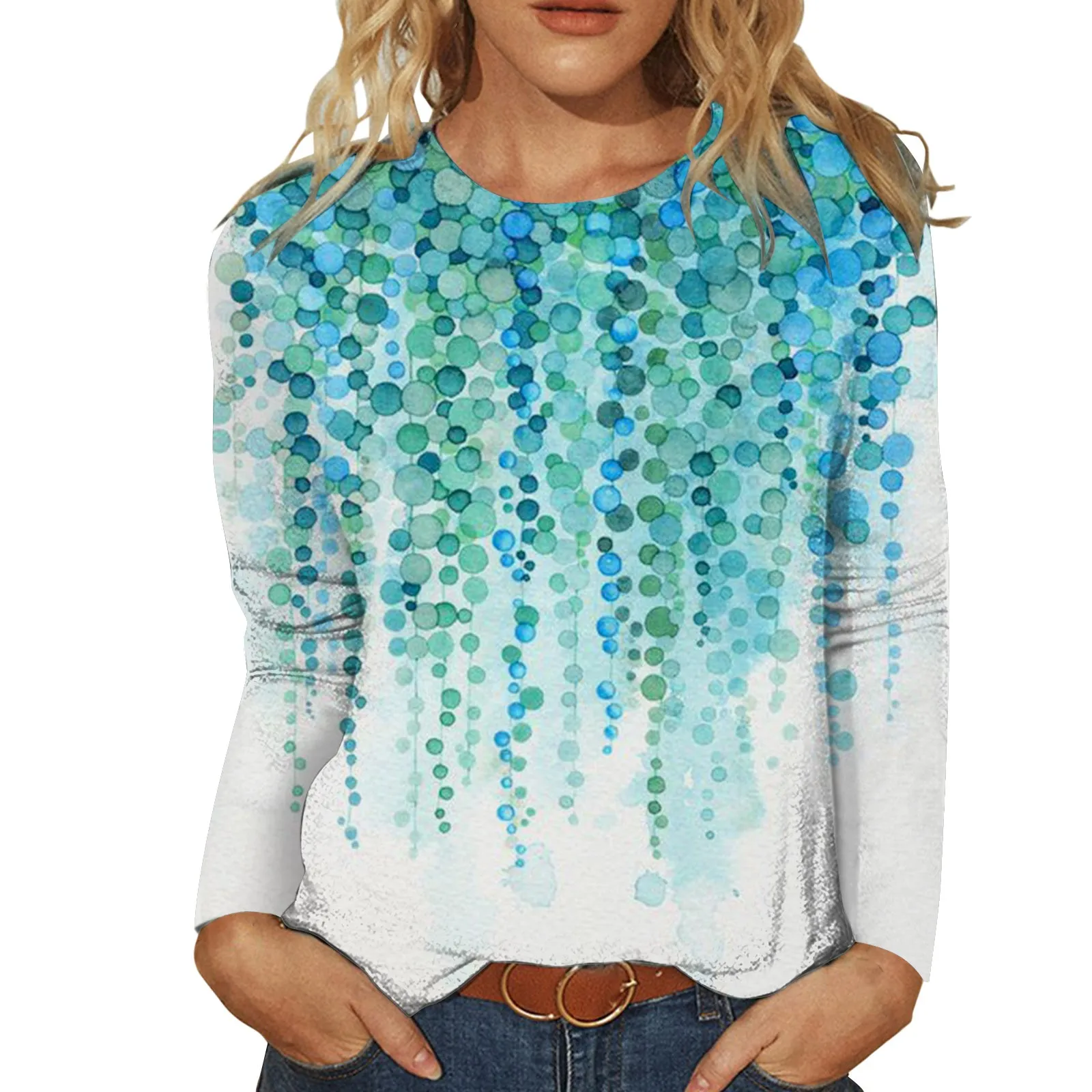 Printed Shirt For Womens Casual Autumn Winter Long Sleeves Tops Round Neck Tee Tunic Flower Loose Side Sport Compression Shirt
Printed Shirt For Womens Casual Autumn Winter Long Sleeves Tops Round Neck Tee Tunic Flower Loose Side Sport Compression Shirt